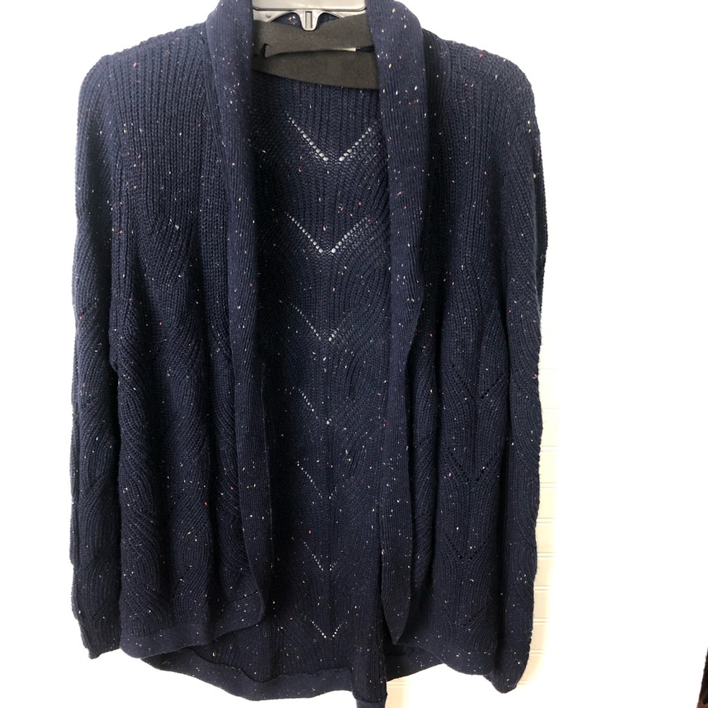 Talbots Open Front Knit Cardigan